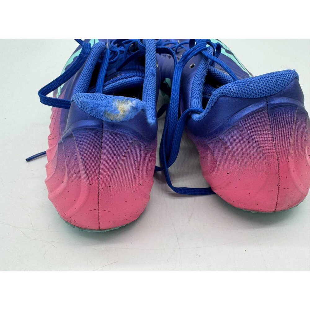 Saucony Women's Spitfire 5 Running Spikes Performance Shoes Size 9.5 Blue Pink - Picture 8 of 15